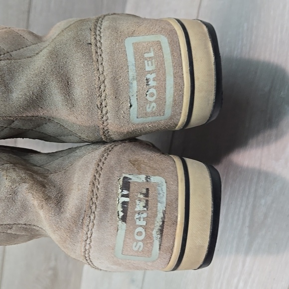 Sorel Women Glacy Pull On Waterproof Outdoor Suede Faux Fur Boots Shoes Sz 9 - Picture 6 of 15